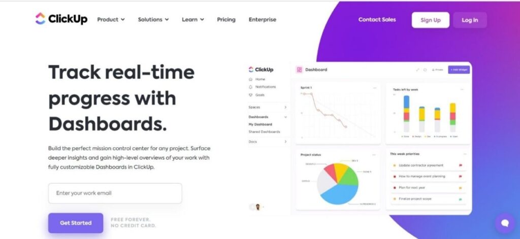 ClickUp Project management platform