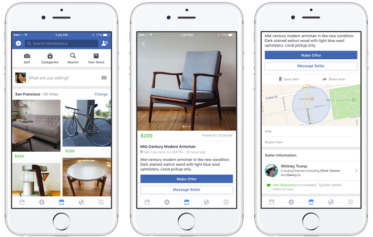 Anuncios de Facebook en Marketplace