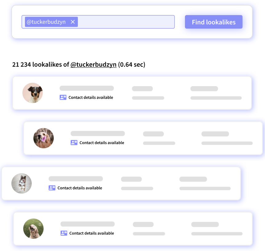 Influencer Lookalike Tool Modash