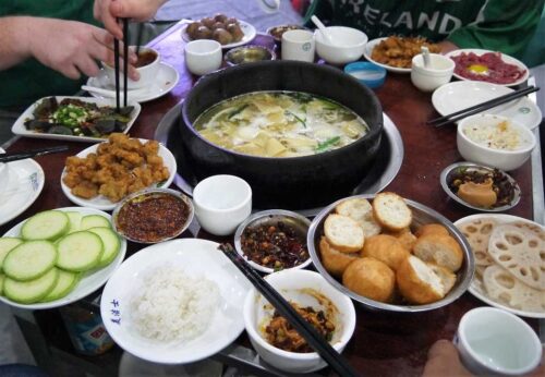 Tofu Skin Hotpot: Garlicky Perfection